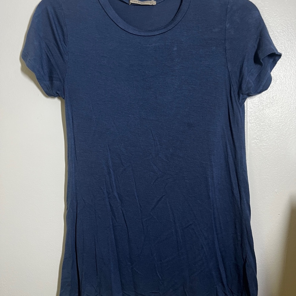 Active Basic Deep Blue Short Sleeve Tee - image 3